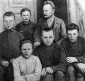 Ivan Franko with his wife Olga, sons…