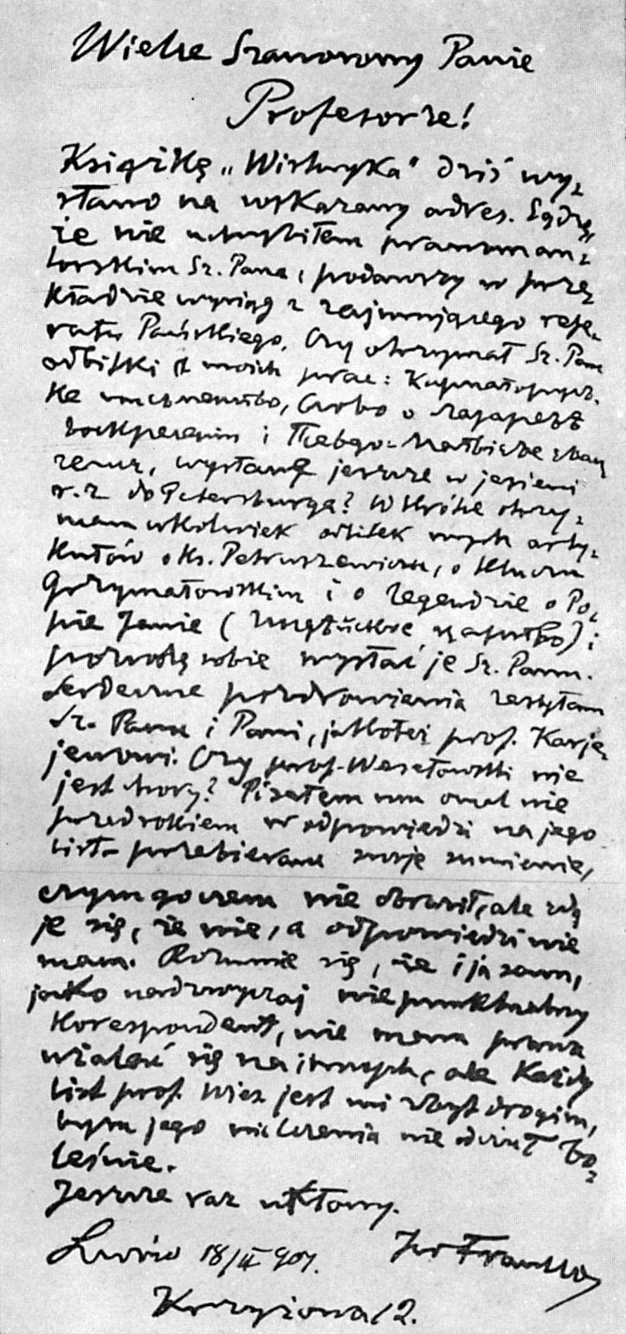Ivan Franko - Letter to J. Baudouin de…