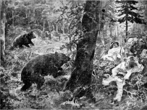 Медведі напали на дітей. Рисунок Й.…