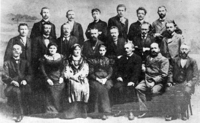 Ivan Franko with ukrainian writers -…